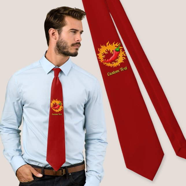 Corbata Pimiento con llama (Subido por el creador)