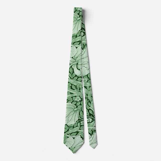 Corbata Pimpernel Green, William Morris (Anverso)