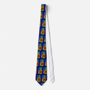 Corbata Piña hawaiana vintage