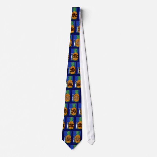 Corbata Piña hawaiana vintage (Anverso)