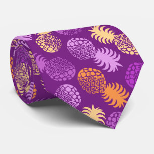Corbata Piña tropical mona hawaiana