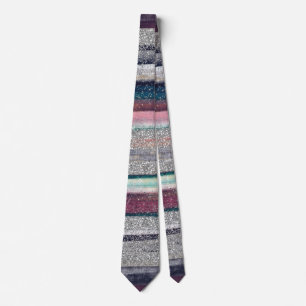 Corbata Pincel Purpurina rosa azul dorado moderno Pincel d