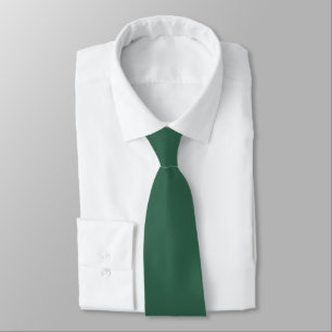 Corbata Pine Green Solid Cuello Tira