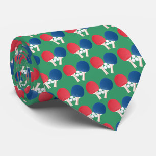 Corbata Ping Pong Paddles y bolas
