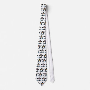 Corbata pingüino bebé feliz