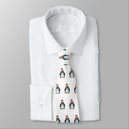 Corbata Pingüino navidad