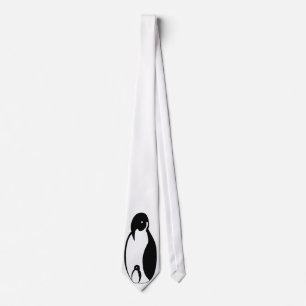 Corbata Pingüino y polluelo oblongos