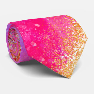 Corbata Pink Abstract Neck Tie