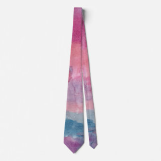 Corbata Pink and Blue Watercolor