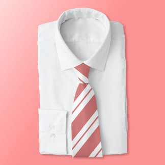 Corbata Pink, and White Strik Neck Aze de Nueva York