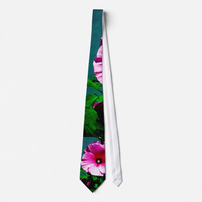 Corbata Pink Hibiscus Tie (Anverso)