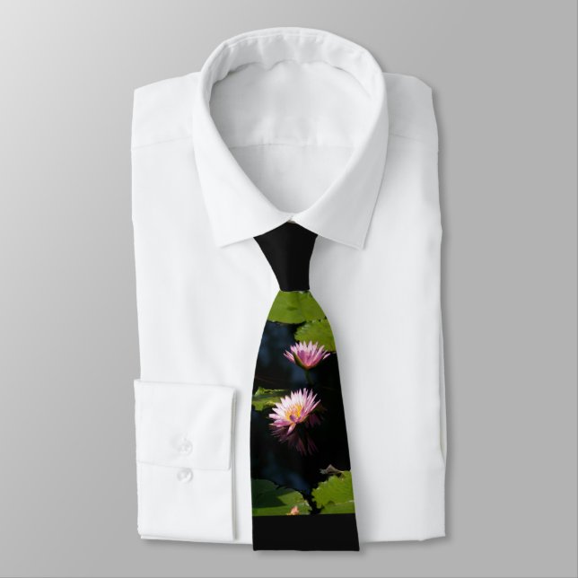 Corbata Pink Lotus Water (Atado)