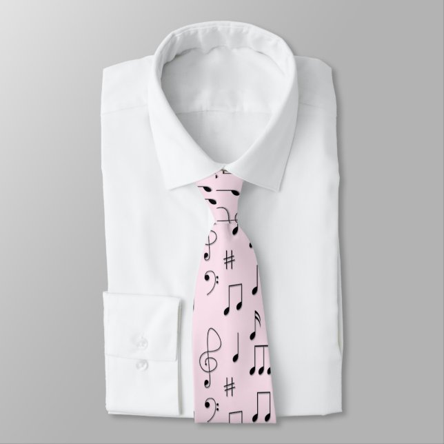 Corbata Pink notado (Atado)