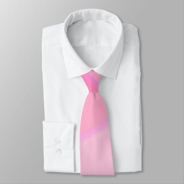 Corbata Pink Swirls Neck Tie (Atado)