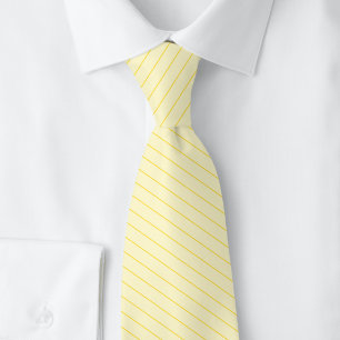 Corbata Pinstripe de crema de mantequilla
