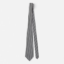 Pinstripe Tie negro