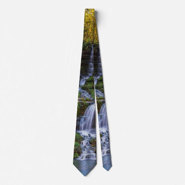 Corbata pintada Thunder Falls (Anverso)