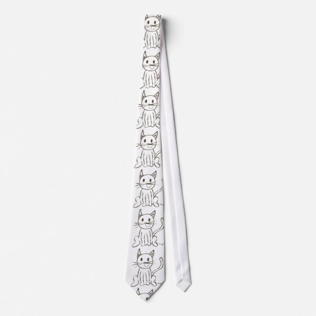Corbata Pintado Kitty Tie (Anverso)
