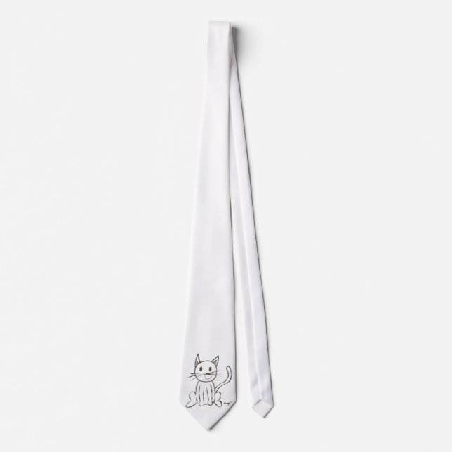 Corbata Pintado Kitty Tie (Anverso)