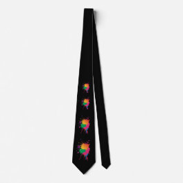 Corbata Pinte el arco iris - LGBTQ - lazo