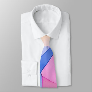 Corbata Pintura abstracta colorida con triángulos