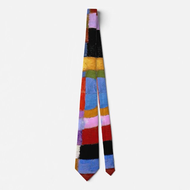 Corbata Pintura abstracta de arte de Robert Delaunay Claas (Anverso)