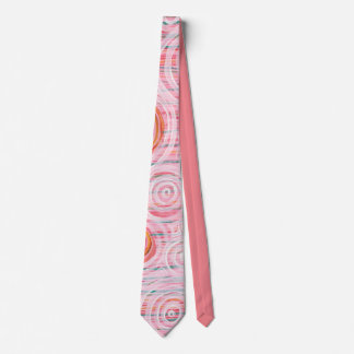 Corbata Pintura acrílica aborigen australiana