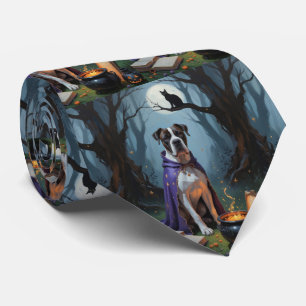 Corbata Pintura caprichosa de Halloween del perro Cane Cor