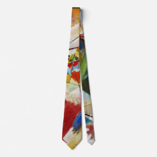 Corbata Pintura con centro verde de Wassily Kandinsky
