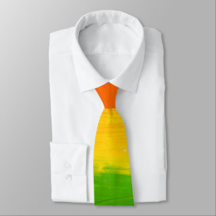 Corbata Pintura de aceite Colores arcoiris Lesbianas Gays 