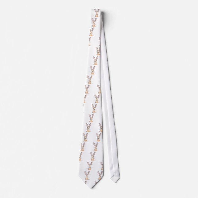 Corbata Pintura de acuarela de Hate (Anverso)