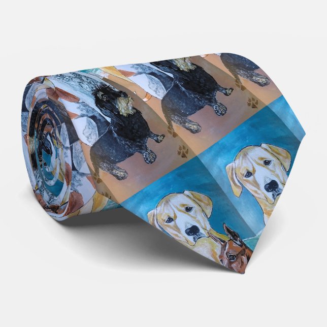 Corbata Pintura de Alfred Fox (Enrollado)