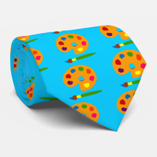 Corbata Pintura de arte de paleta