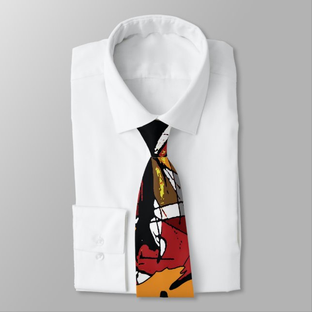 Corbata Pintura de caballo (Atado)