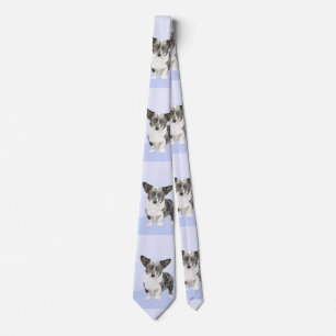 Corbata Pintura de Corgi galés de Cardigan - Arte Perro or