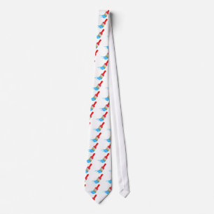 Corbata Pintura de la brocha del dibujo animado
