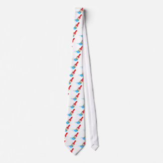 Corbata Pintura de la brocha del dibujo animado