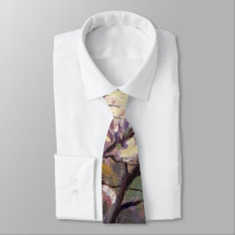 Corbata Pintura de manzanos en flor