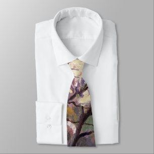 Corbata Pintura de manzanos en flor
