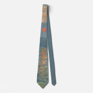 Corbata Pintura de Monet Impresión Amanecer Soleil Levant