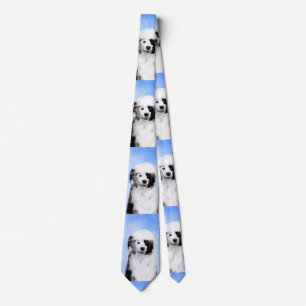 Corbata Pintura de perro de agua portuguesa - Arte origina
