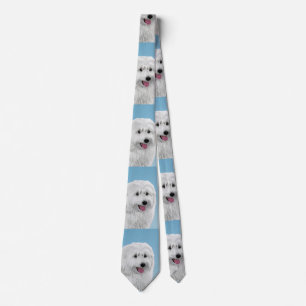 Corbata Pintura de perro de Lowland polaco - Ar de perro o