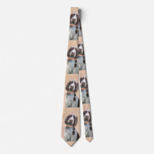 Corbata Pintura de Spinone Italiano - Arte de Perro Origin