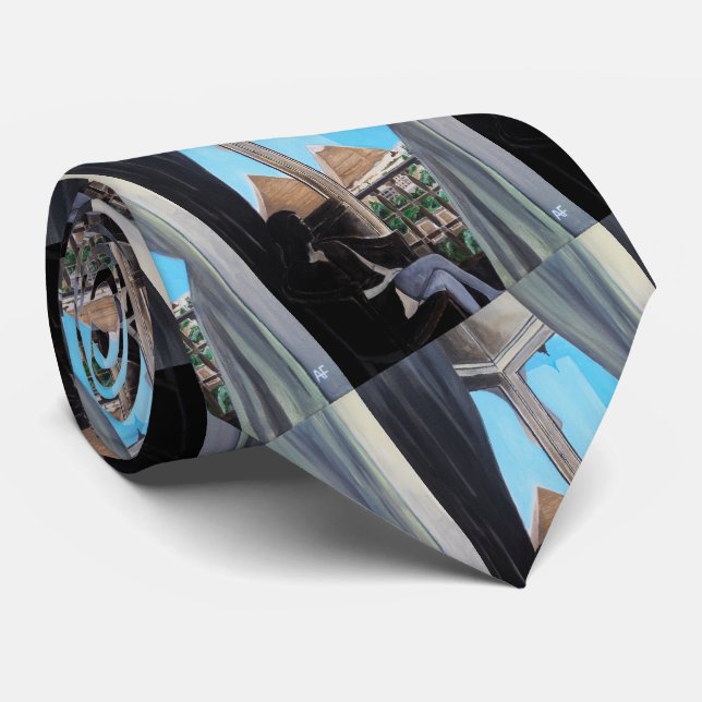 Corbata Pintura del Hotel Pyramisa de Alfred Fox (Enrollado)