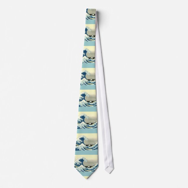 CORBATA PINTURA FAMOSA LA ONDA (Anverso)