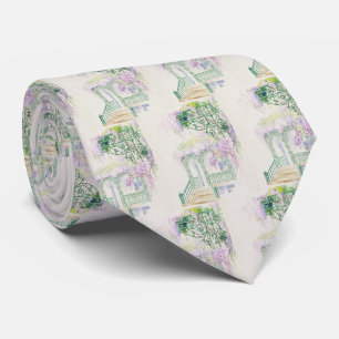 Corbata Pintura idílica decorativa
