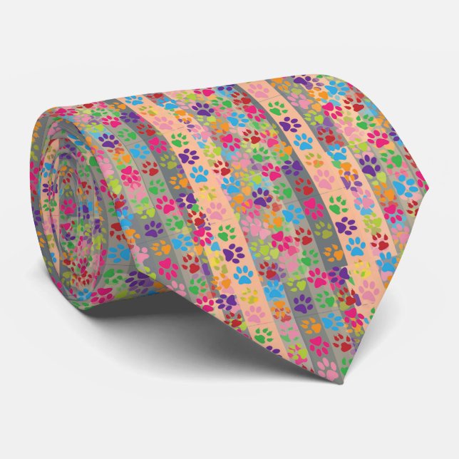 Corbata Pintura Imprime Necktie (Enrollado)