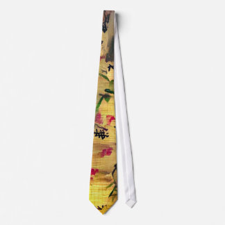 Corbata Pintura oriental. Estilo japonés