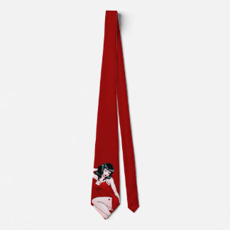 Corbata Pinup Chica Tie 50's Pinup Chica Neckties Retro Ar