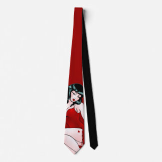 Corbata Pinup Chica Tie 50's Pinup Chica Neckties Retro Ar